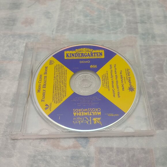 JumpStart Kindergarten Demo CD-ROM – 90s Educational Software Throwback - Picture 1 of 1